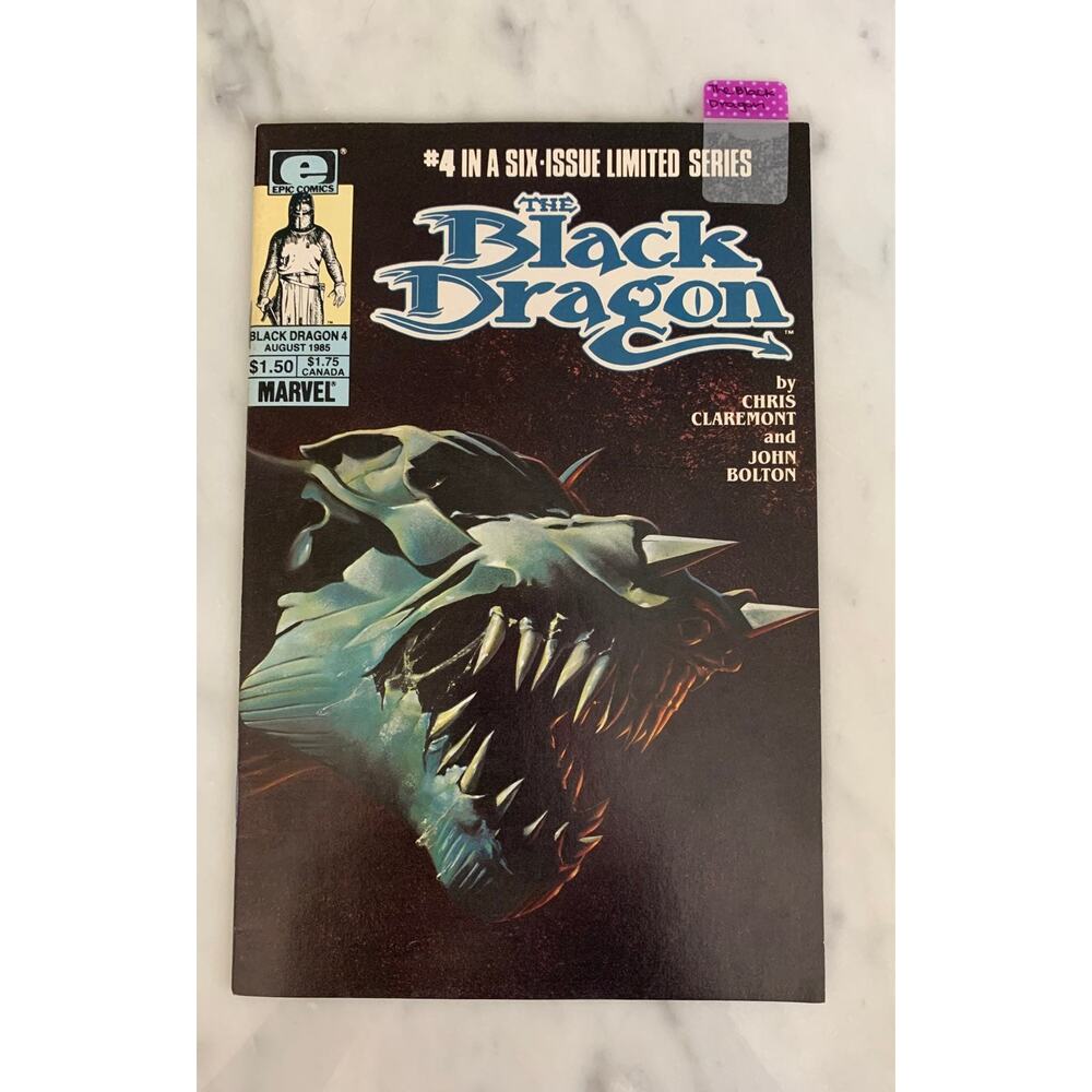 Vintage "The Black Dragon: #4 in a 6-Issue Limited Series" Comic